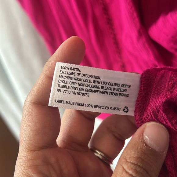 Knox Rose Top Pink Short Sleeve Round Neck Eyelet Embroidered Top Size Large - Picture 5 of 16